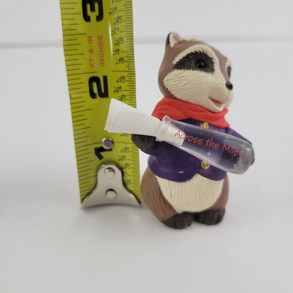 Hallmark Racoon Message in a Bottle Christmas Ornament - Vintage 1994 - Picture 4 of 4